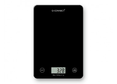 Bascula precision q-connect digital con pantalla lcd precision 1 gr capacidad de 5 gr a 5 kg 200x135x16mm