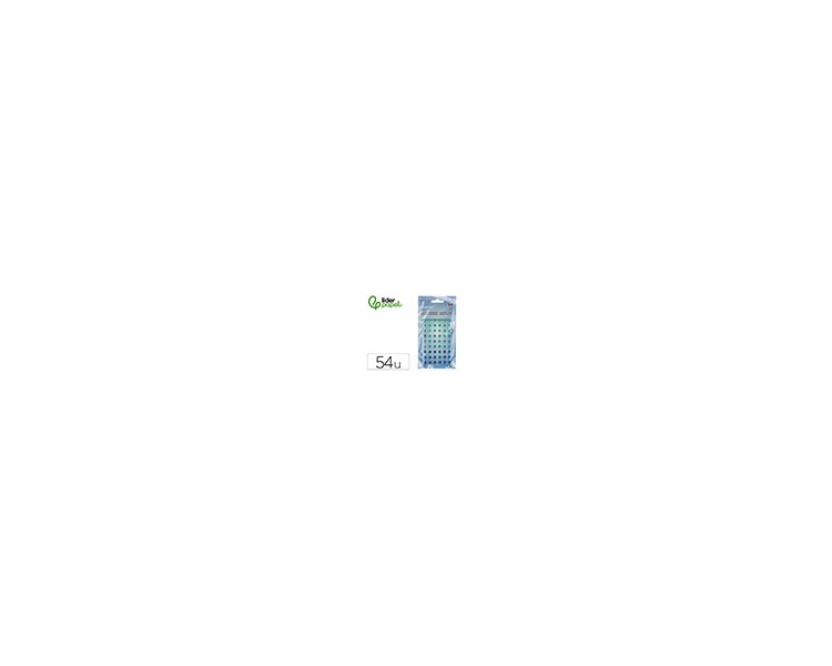 Pegatinas imaginovo gemas verdes y azules brillantes con relieve para todas superficies 190x105 mm en