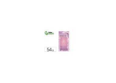 Pegatinas imaginovo gemas rosas y moradas brillantes con relieve para todas superficies 190x105 mm en