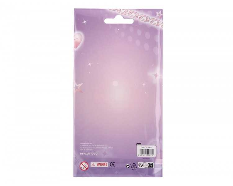 Pegatinas imaginovo gemas rosas y moradas brillantes con relieve para todas superficies 190x105 mm en