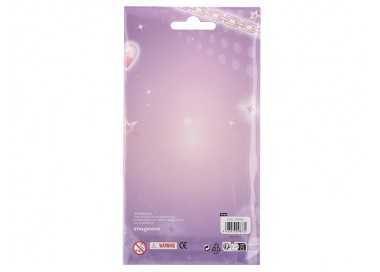 Pegatinas imaginovo gemas rosas y moradas brillantes con relieve para todas superficies 190x105 mm en