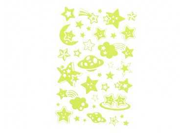 Pegatinas imaginovo luminosas estrellas con relieve 190x105 mm en blister Pegatinas imaginovo luminosas estrellas con relieve 190x105 mm en blister