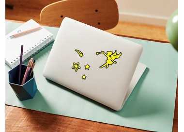 Pegatinas imaginovo luminosas hadas con relieve 190x105 mm en blister