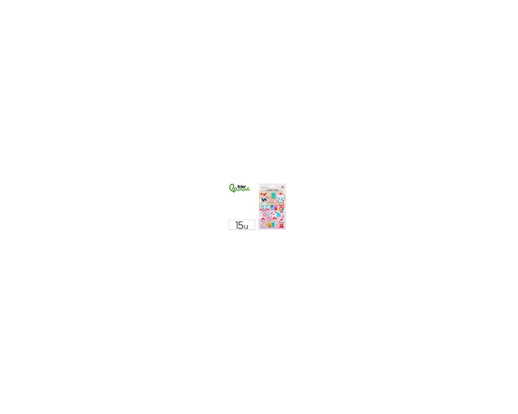 Pegatinas imaginovo dulces magic dreams con relieve 210x130 mm en blister