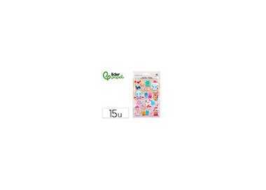 Pegatinas imaginovo dulces magic dreams con relieve 210x130 mm en blister
