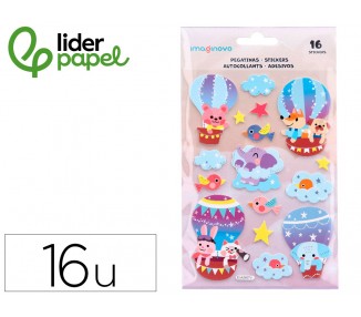 Pegatinas imaginovo globo magic dreams con relieve 210x130 mm en blister