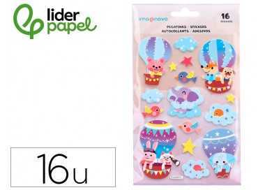 Pegatinas imaginovo globo magic dreams con relieve 210x130 mm en blister
