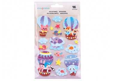 Pegatinas imaginovo globo magic dreams con relieve 210x130 mm en blister