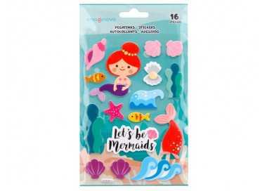 Pegatinas imaginovo sirenas magic dreams con relieve 210x130 mm en blister Pegatinas imaginovo sirenas magic dreams con relieve 210x130 mm en blister