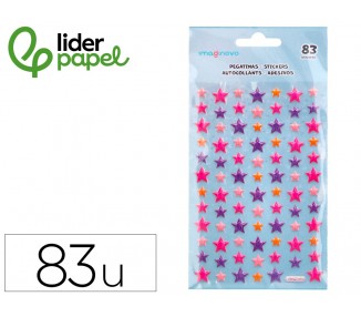 Pegatinas imaginovo estrellas magic dreams con relieve 190x105 mm en blister