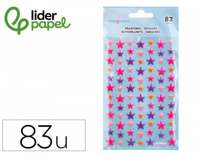 Pegatinas imaginovo estrellas magic dreams con relieve 190x105 mm en blister