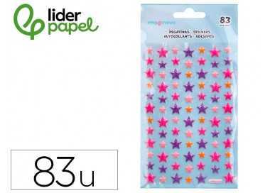 Pegatinas imaginovo estrellas magic dreams con relieve 190x105 mm en blister