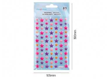 Pegatinas imaginovo estrellas magic dreams con relieve 190x105 mm en blister Pegatinas imaginovo estrellas magic dreams con relieve 190x105 mm en blister