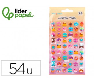 Pegatinas imaginovo dulces magic dreams con relieve 190x105 mm en blister