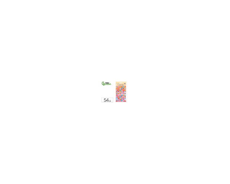 Pegatinas imaginovo dulces magic dreams con relieve 190x105 mm en blister