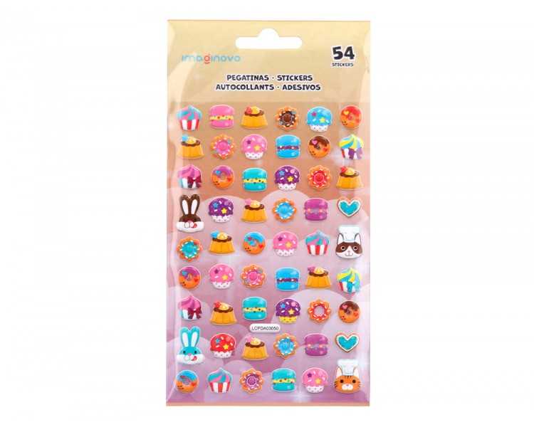 Pegatinas imaginovo dulces magic dreams con relieve 190x105 mm en blister