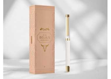 Boligrafo belius wild west aluminio color turquesa doradotinta color azul caja de diseño