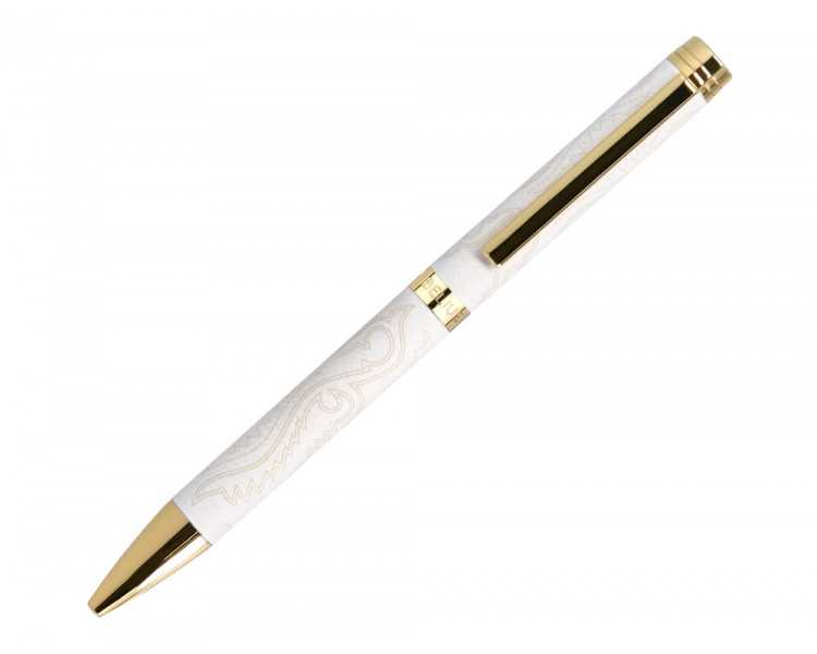 Roller belius wild west aluminio color blanco dorado tinta color negro caja de diseño