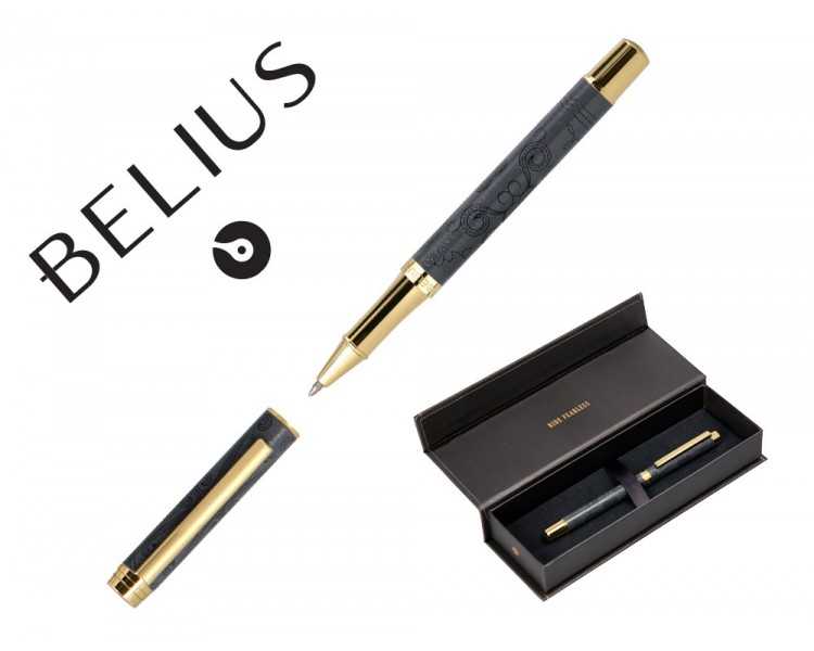 Roller belius wild west aluminio color negro dorado tinta color negro caja de diseño