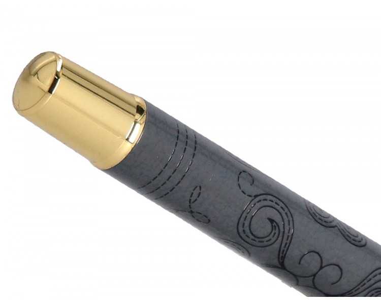 Roller belius wild west aluminio color negro dorado tinta color negro caja de diseño