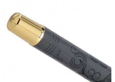 Roller belius wild west aluminio color negro dorado tinta color negro caja de diseño