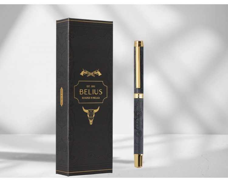 Roller belius wild west aluminio color negro dorado tinta color negro caja de diseño