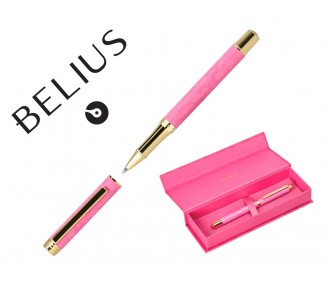 Roller belius wild west aluminio color rosa dorado tinta color negro caja de diseño