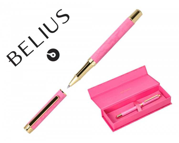 Roller belius wild west aluminio color rosa dorado tinta color negro caja de diseño