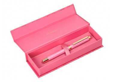 Roller belius wild west aluminio color rosa dorado tinta color negro caja de diseño