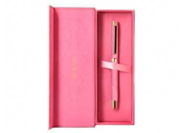 Roller belius wild west aluminio color rosa dorado tinta color negro caja de diseño