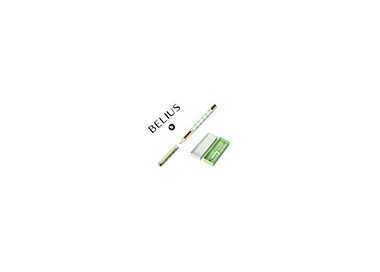 Boligrafo belius picnic aluminio color verde dorado tinta color azul caja de diseño Boligrafo belius picnic aluminio color verde dorado tinta color azul caja de diseño