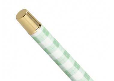 Boligrafo belius picnic aluminio color verde dorado tinta color azul caja de diseño Boligrafo belius picnic aluminio color verde dorado tinta color azul caja de diseño
