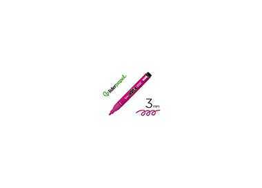 Rotulador liderpapel acrylic base agua todo tipo de superficie punta redonda 3 mm violeta