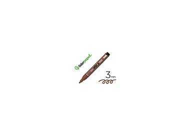 Rotulador liderpapel acrylic base agua todo tipo de superficie punta redonda 3 mm marron