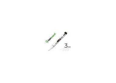 Rotulador liderpapel acrylic base agua todo tipo de superficie punta redonda 3 mm blanco Rotulador liderpapel acrylic base agua todo tipo de superficie punta redonda 3 mm blanco
