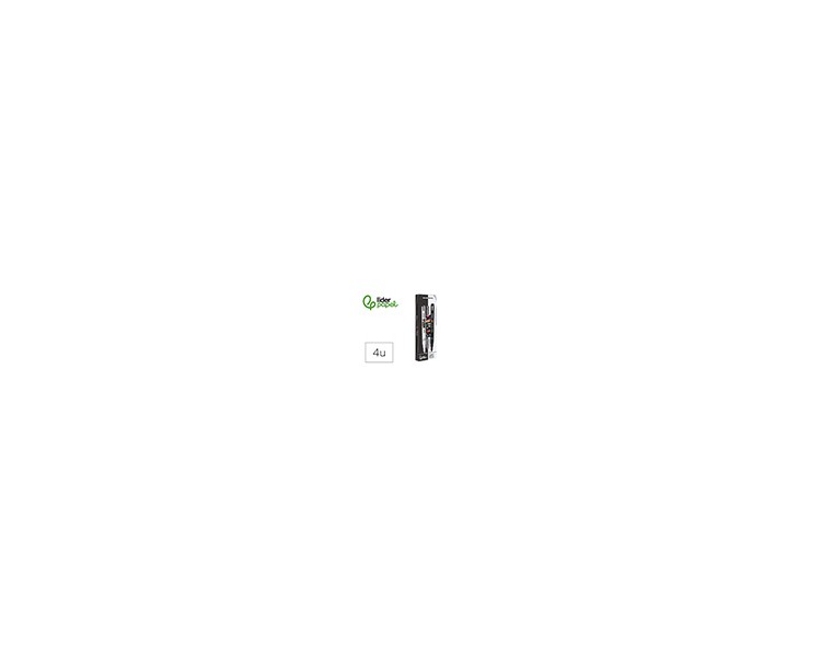 Rotulador liderpapel acrylic base agua todo tipo de superficie punta fina 0,7 mm caja de 4 perfiladores
