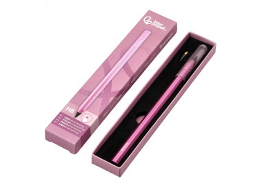 Lapiz de grafito infinito liderpapel aluminio hexagonal rosa ultra resistente 1 punta de recambio