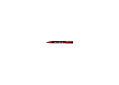 Rotulador uni posca pc-3m marcador de pintura punta conica 0,9-1,3 mm rojo
