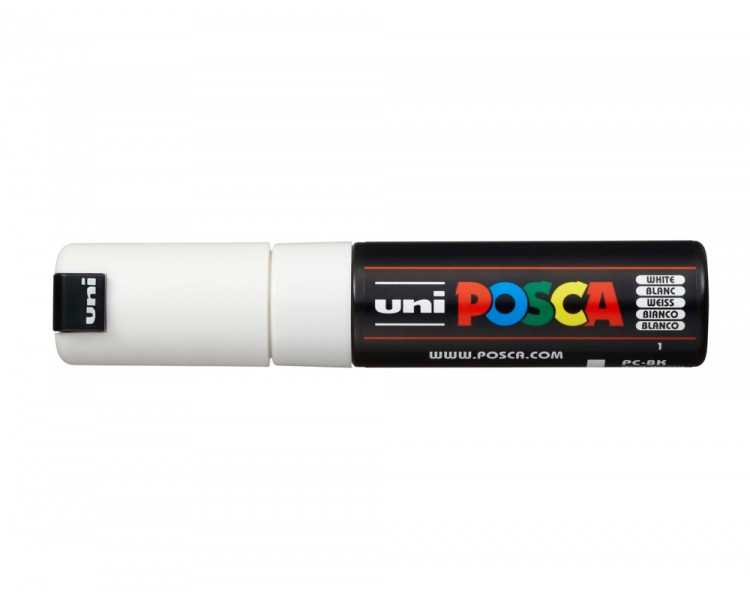 Rotulador uni posca pc-8k blanco