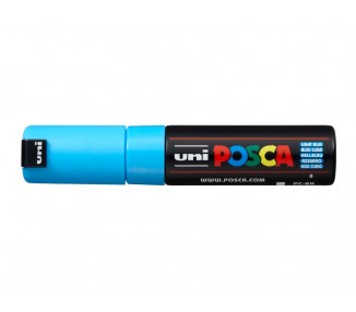 Rotulador uni posca pc-8k azul claro