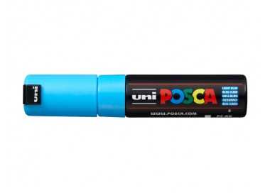 Rotulador uni posca pc-8k azul claro