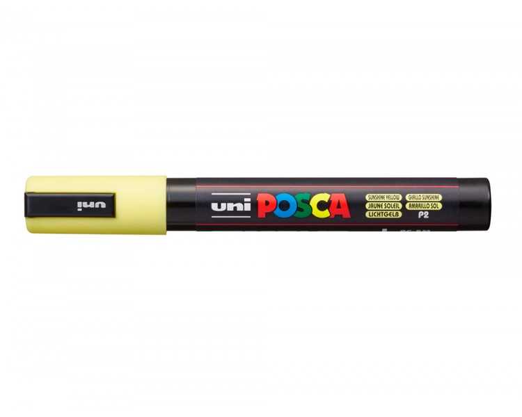Rotulador uni posca pc-5m amarillo sol