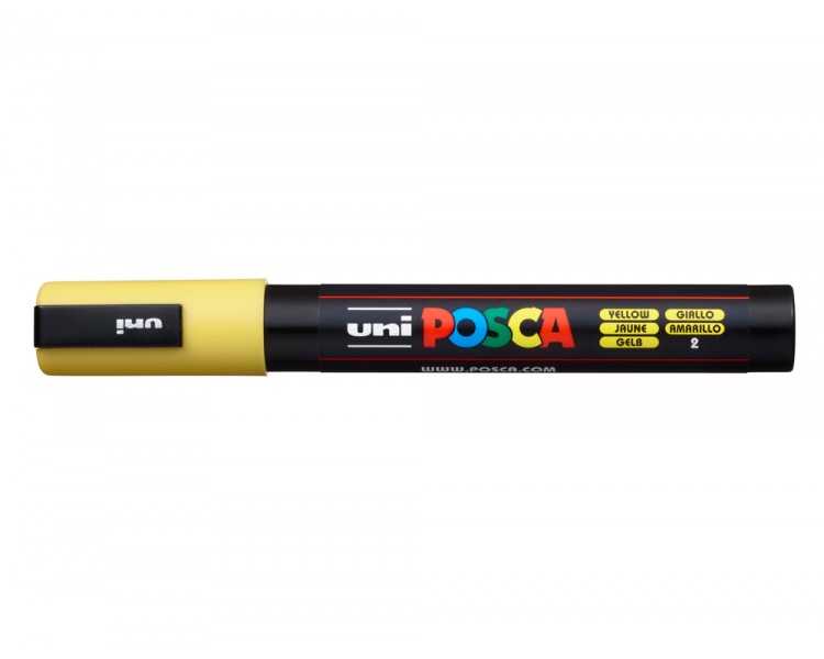 Rotulador uni posca pc-5m amarillo