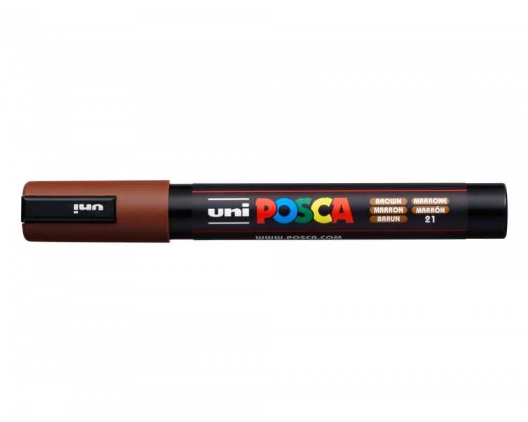 Rotulador uni posca pc-5m marron