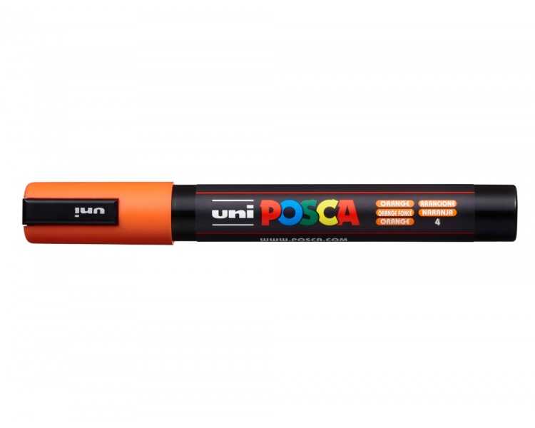 Rotulador uni posca pc-5m naranja