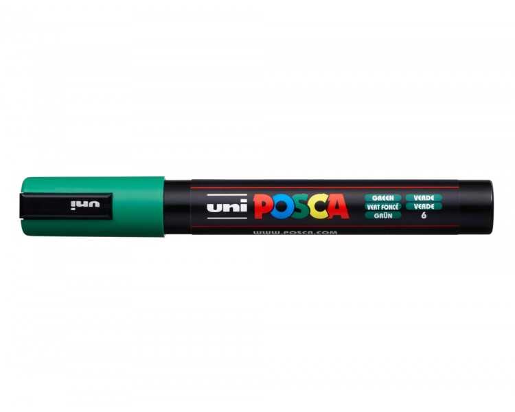 Rotulador uni posca pc-5m verde