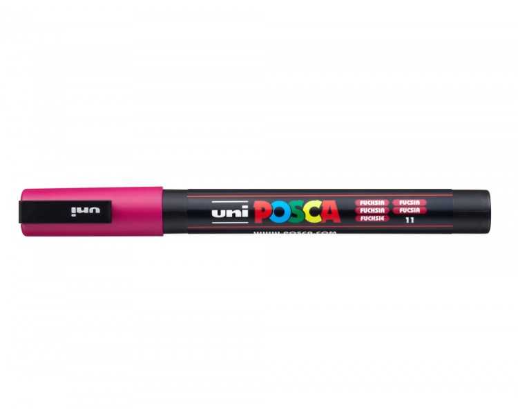 Rotulador uni posca pc-3m fucsia