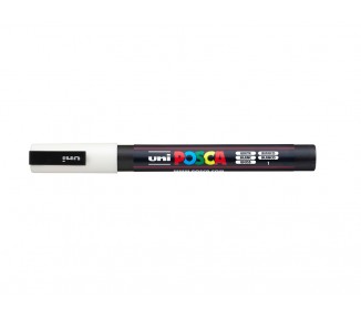 Rotulador uni posca pc-3m blanco