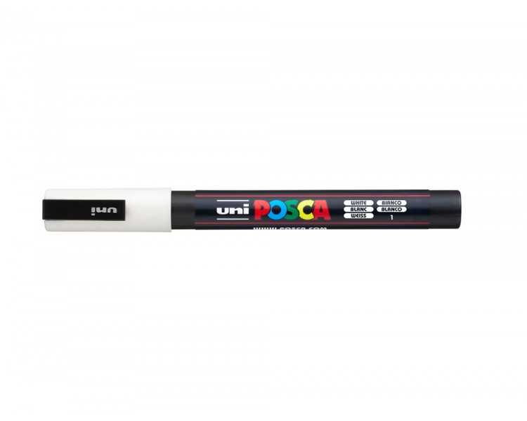 Rotulador uni posca pc-3m blanco