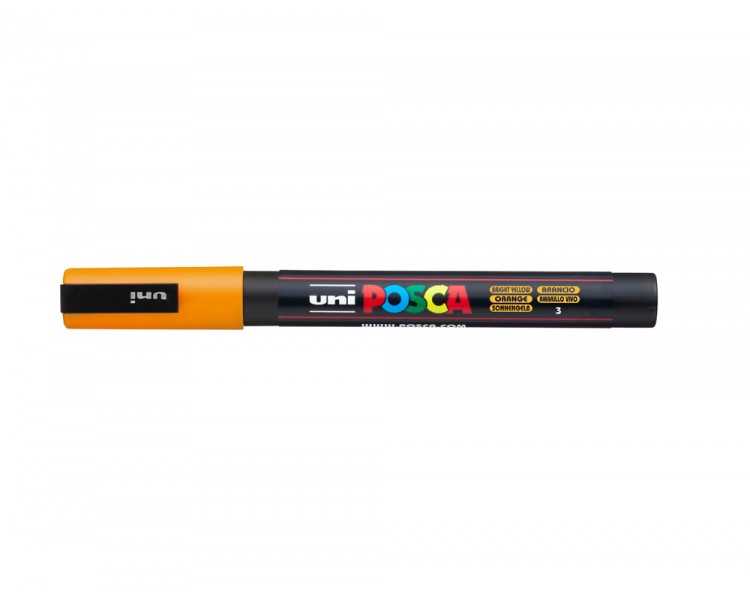 Rotulador uni posca pc-3m naranja medio